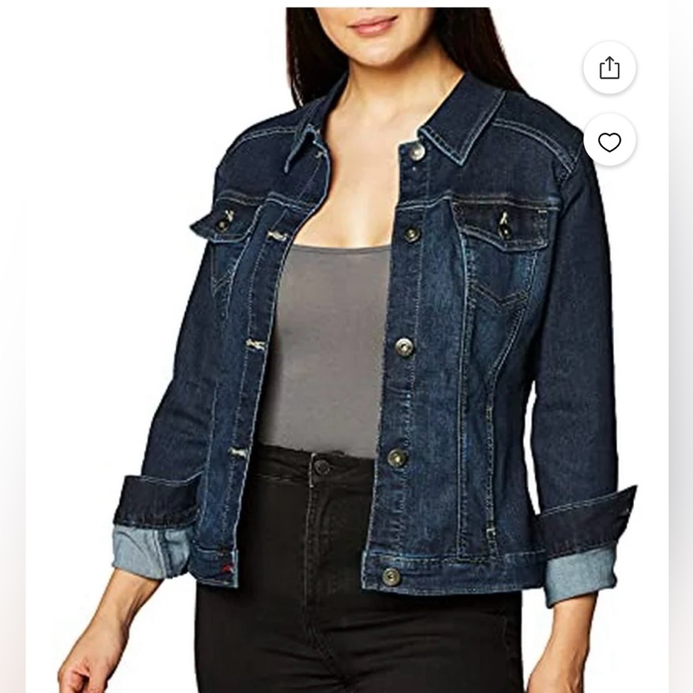 Wrangler Authentics Women’s Denim Jacket Dark Wash. Size‎ XL